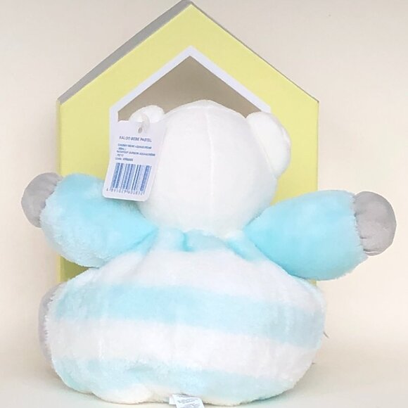 Kaloo Brand New Small Bear Blue Aqua & Cream Pastel Plush Stuffed  Animal  🧸🤍 - Picture 7 of 10